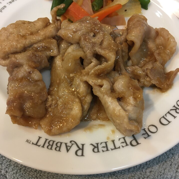 柔らか〜い生姜焼き❣️